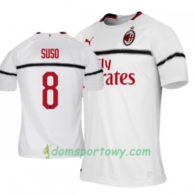 Koszulka AC Milan Suso 8 Wyjazdowe Koszulki Piłkarskie 2018-2019 Krótki Rękaw
